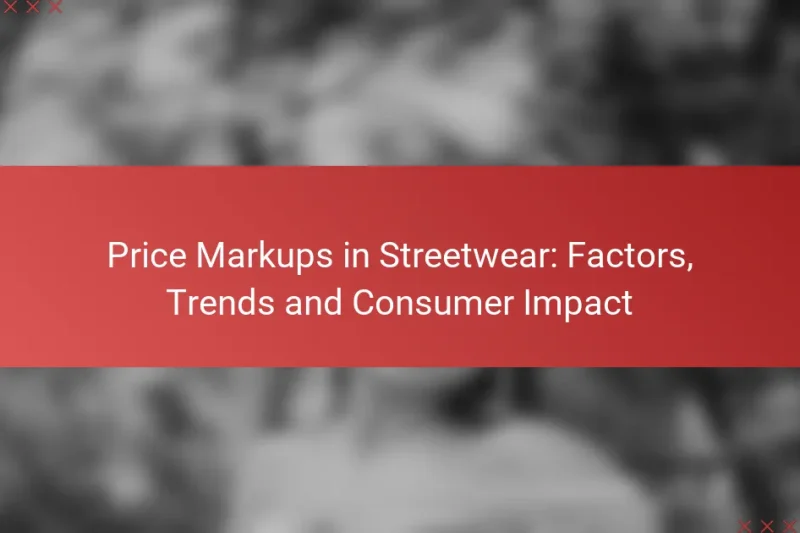 Price Markups in Streetwear: Factors, Trends and Consumer Impact
